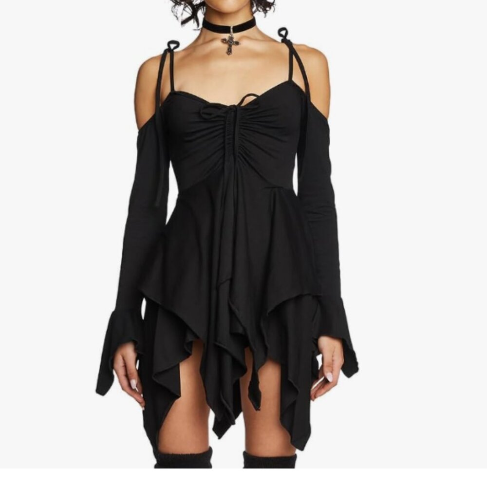 Dolls Kill Current Mood F Is For Fairies Handkerchief Dress